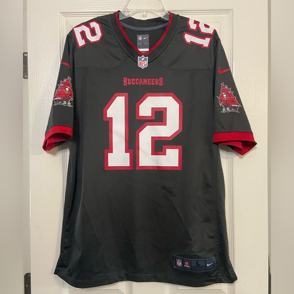Nike On Field Tampa Bay Buccaneers #12 Tom Brady Jersey Mens Size Large - Picture 1 of 4